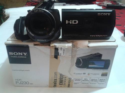 Filmadora Sony Handycam Hdr-pj230/proyector/full Accesorios