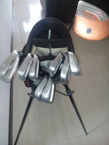 Juego De Palos De Golf Marca Ping De Grafito Con Bolso