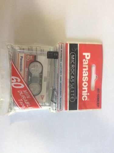 Microcasette Panasonic Rt-60mcep Sellado Nuevo Original