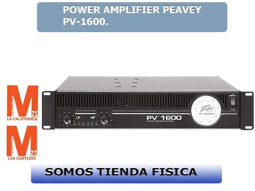 Amplificador(power Amplifier) Peavey Pv-