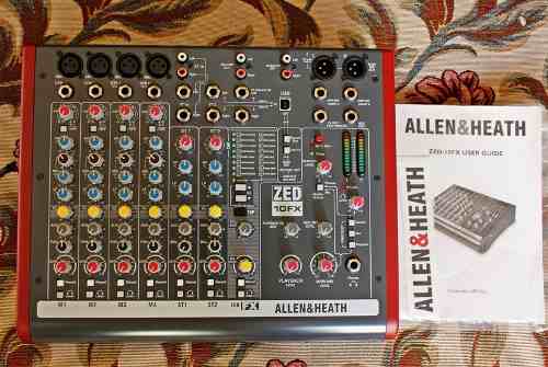 Consola De Sonido Profesional Allen & Heath Zed-10fx