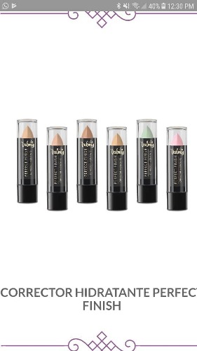 Corrector Hidratante Perfect Finish En Barra Valmy