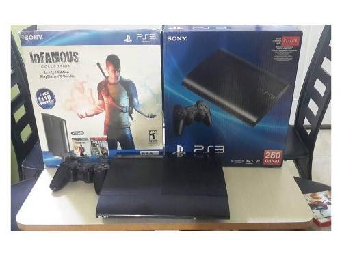 Playstation 3 (ps3 Slim 250gb Infamous Blunde Edition)