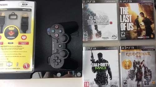 Ps3 Slim 160gb Control Hdmi 20juegos Incluye Fifa19