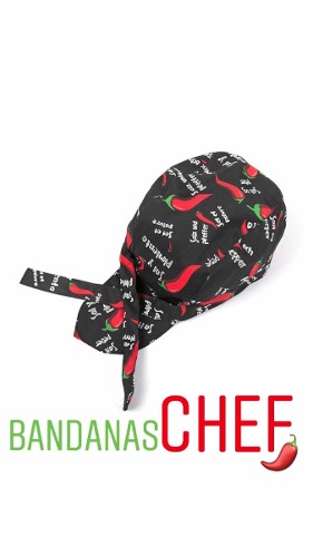 Bandanas Chef Estampadas
