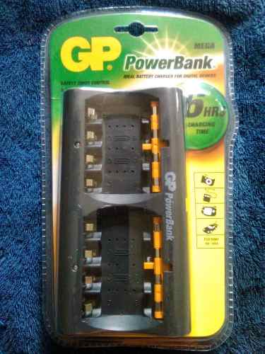Cargador Power Bank Gp Mega ~6hrs Nimh Aa/aaa