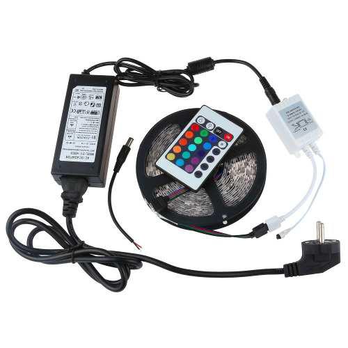 Cinta Led 5050 Rgb Multicolor / 5 Metros / 300 Led / 110v Am