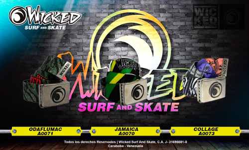 Cinturones - Wicked Surf And Skate - Colección 