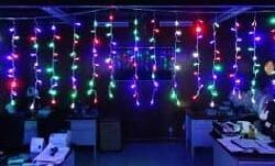 Luces Led Navidad Lluvia Lineales Navideñas 100 Luces 8