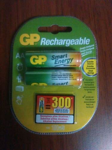 Pila Recargable Aa mah Gp Blister 2 Unid