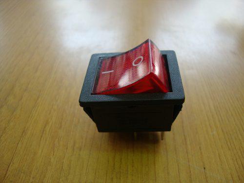 Suiche Switch Kcd4 Rojo De 15a A 20a Botón Rojo