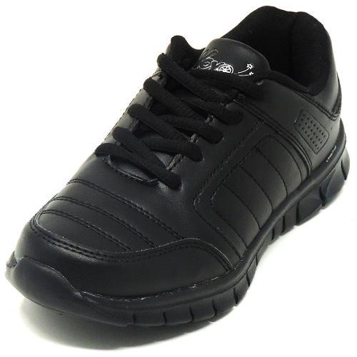 Zapatos Deportivos Escolares Yoyo Unisex 14151l Negros 32-39