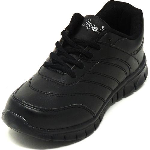 Zapatos Deportivos Escolares Yoyo Unisex 16367l Negros 24-31