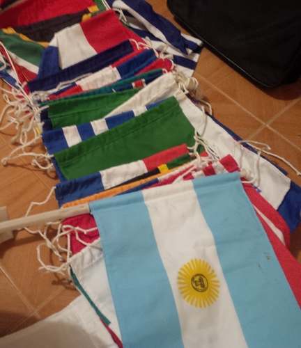 Banderas Paises Del Mundial Para Decorar O Coleccion