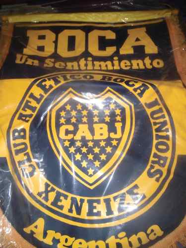 Banderin Original Del Equipo De Futbol Boca Junior Argentina