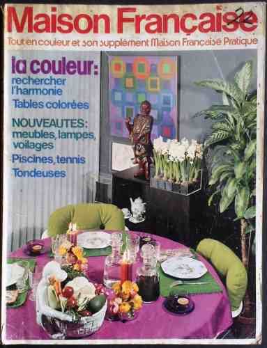 Coleccionable Revista Vintage Maison Francaise Abril 