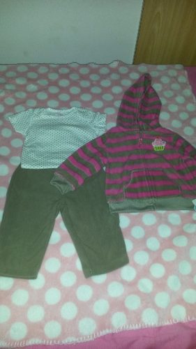 Conjunto Niña Carters 3 Pzas Nuevo Talla: 6 Meses