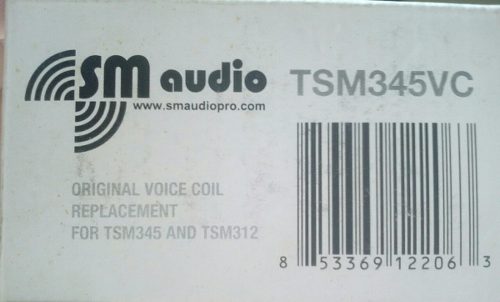 Membrana Con Filtro Tweter 345 Y 312 Sm Audio Originales