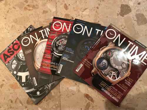 Revistas On Time Para Coleccionistas De Relojes