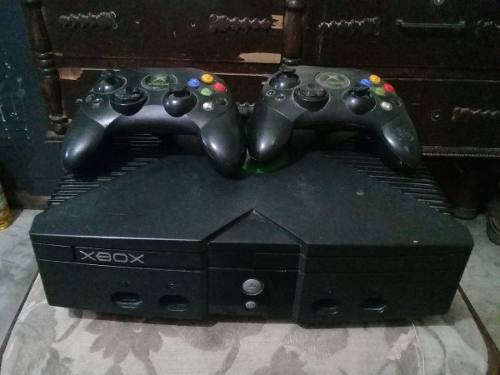 Xbox Clasico Con 2 Controles Y 2 Juegos