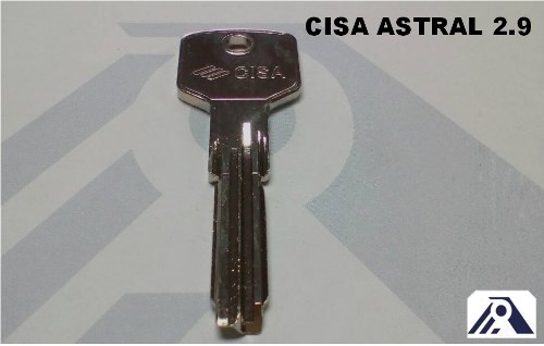Llave Tipo Cisa Astral C28 Alta Seguridad