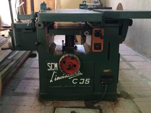 Maquina Sierra Combinada Carpinteria Linvisibile C-35