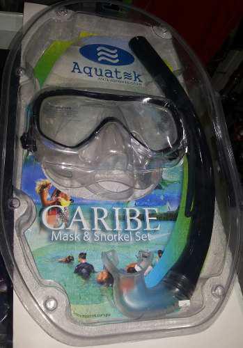 Set De Buceo Profesional Aquatek Caribe