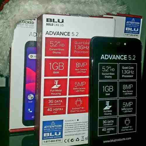 Telefono Blu Advance 5.2 Hd gb 1gb Ram Android 8.1