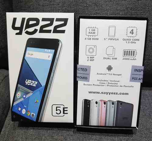Telefono Celular Yezz 5e Dual Sim 1gb Ram Quad Core Camara