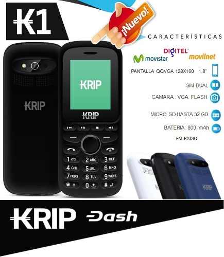 Telefono Krip K1, K4, K5, K6, K55