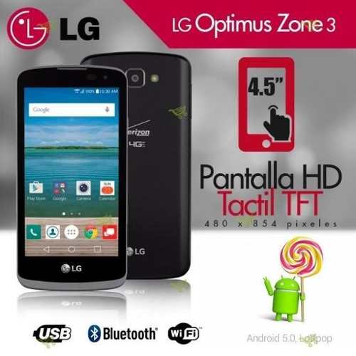 Telefono Zone 3 K4 Lg 4g Lte gb Ram Quad Core Tienda