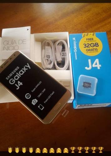 Teléfono Samsung J4 De 32 Gb Nuevo Original Con Caja Y