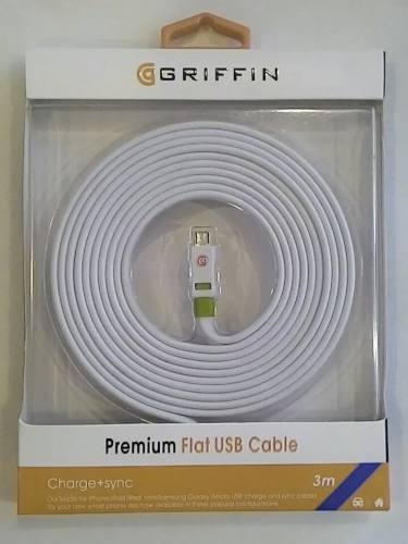 Cable Micro Usb Samsung Android 3 Metros Marca Griffin Origi