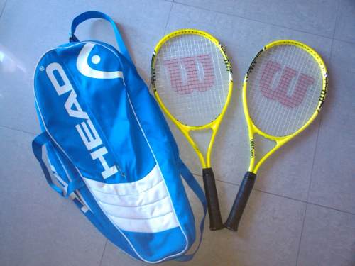 Combo 2 Raquetas De Tenis Originales Wilson Y Bolso Head