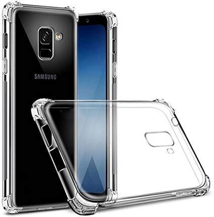 Forro Clear Esq. Reforzada Samsung J6 Plus