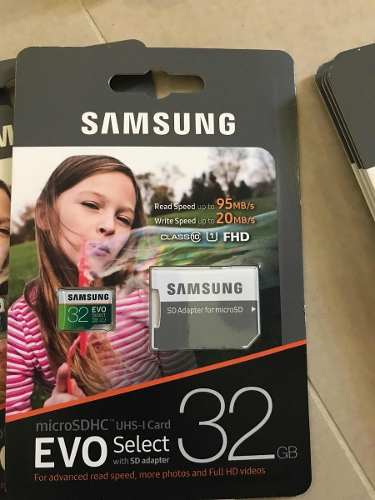 Memoria Microsd De 32gb Samsung Originales