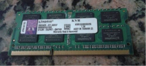 Memoria Ram Para Lapto De 2 Gb Ddr3 Marca Kingston