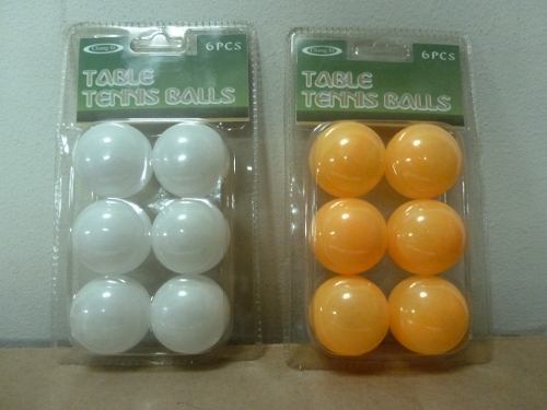 Pelotas De Tenis De Mesa 6 Piezas Marca Table Tennis Balls