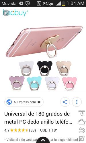 Popsocket Anillo Soporte Para Celulares Oso Y Gato Execelent