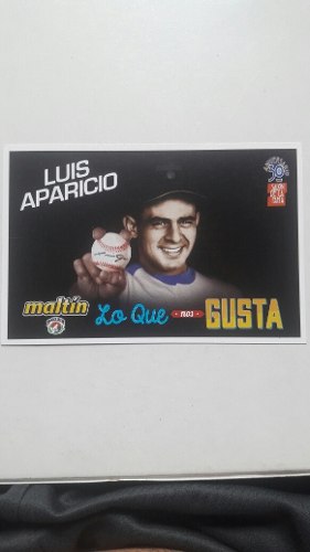 Pp34 Luis Aparicio En Postal