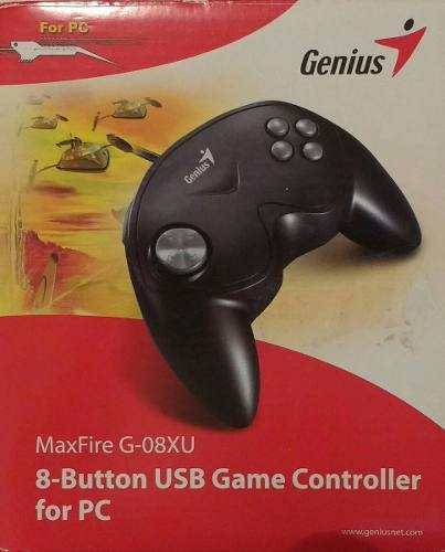 Control Game Pad Genius Maxfire G-08xu Usb 8 Botones Para Pc