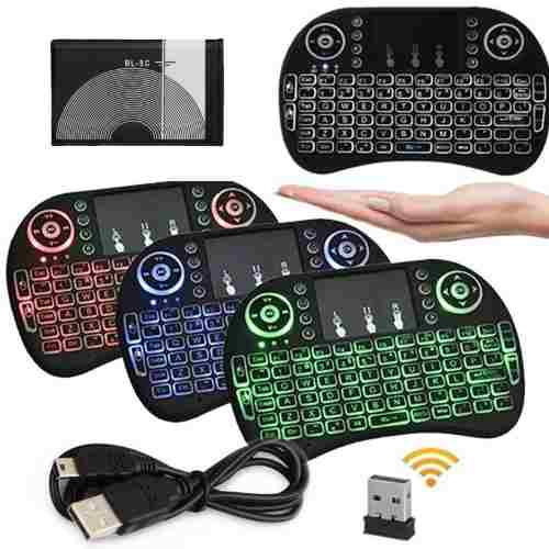 Mini Teclado Bluetooth Portátil Tv Pc Keyboard