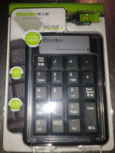 Teclado Numerico Usb Bosdun Teclas Pc Laptop Tienda Fisica