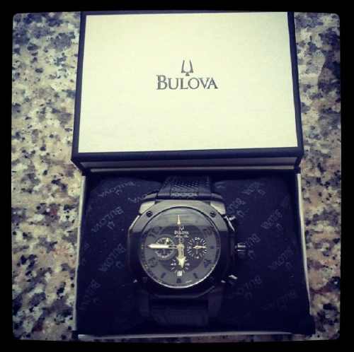 Reloj Bulova Star Marine Edicion Especial All Black Nuevo