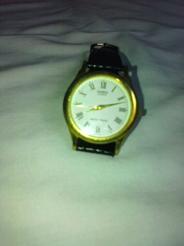 Reloj Casio Quartz Original Correa De Piel Modelo Mtp 