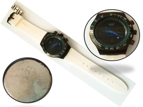Reloj Para Hombre Swatch Swiss Metal Goma
