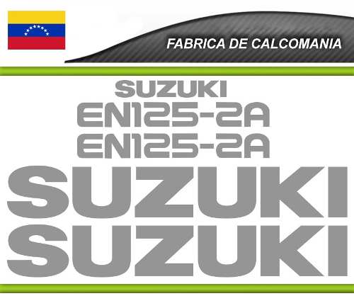 Calcomanía Suzuki En 125 Kit Completo