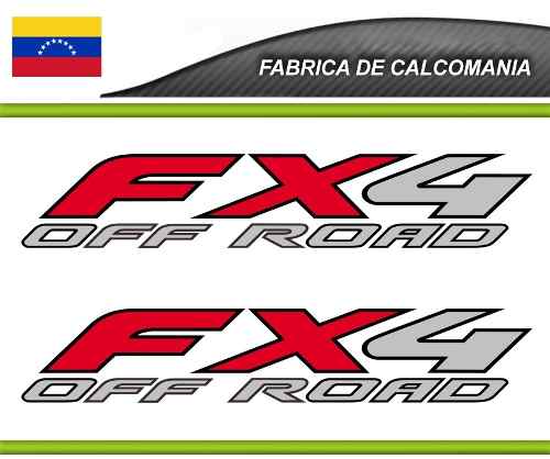 Calcomania Fx4 Ford Ranger F150 F250 F350 X Unid.