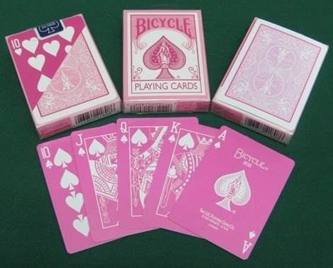 Cartas Poker Y Magia / Baraja Bicycle Pastel Rosada