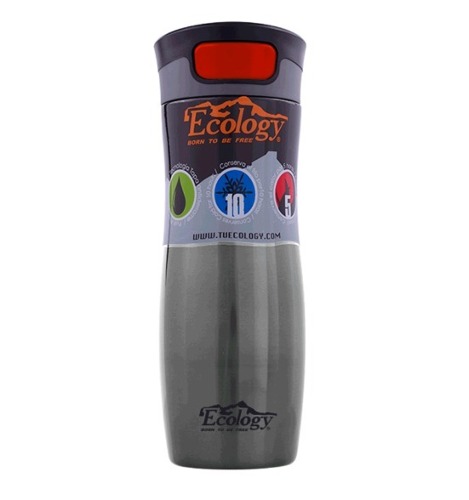 Ecology Vaso Pinguino Real Plateado 16 Oz Contigo